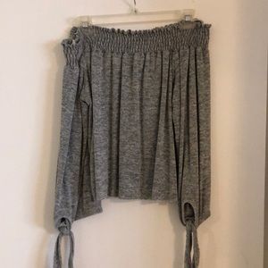 off the shoulder shirt